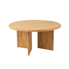 DINING TABLE ROUND NATURAL TEAKWOOD 150       - DINING TABLES